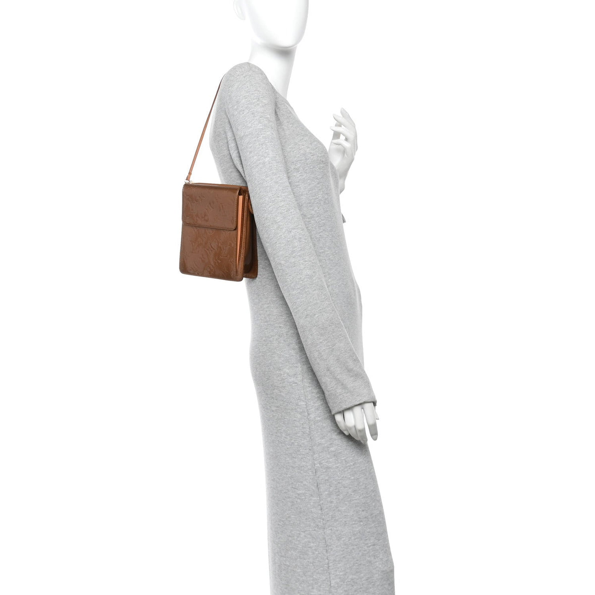 Vernis Mott Bronze Handbag
