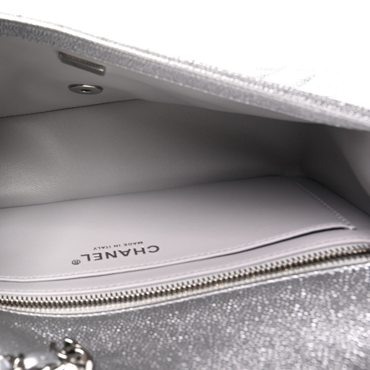 Medium Quilted Caviar Flap Shoulder Bag