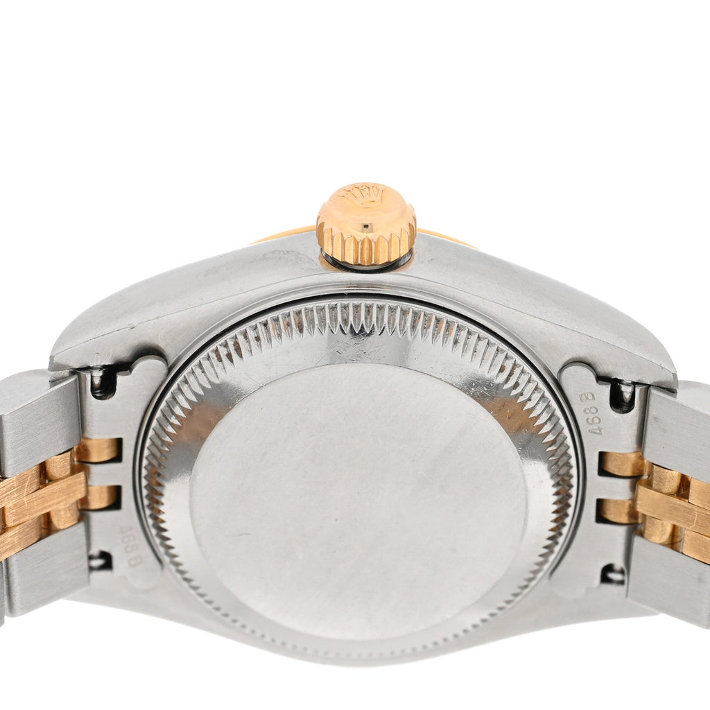 Rolex Stainless Steel 18K Yellow Gold 26mm Datejust Watch Champagne 79173