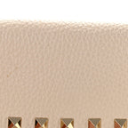 Valentino Garavani Grainy Calfskin Rockstud Crossbody Pouch Light Ivory