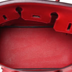 Hermes Epsom Birkin 25 Rouge Casaque