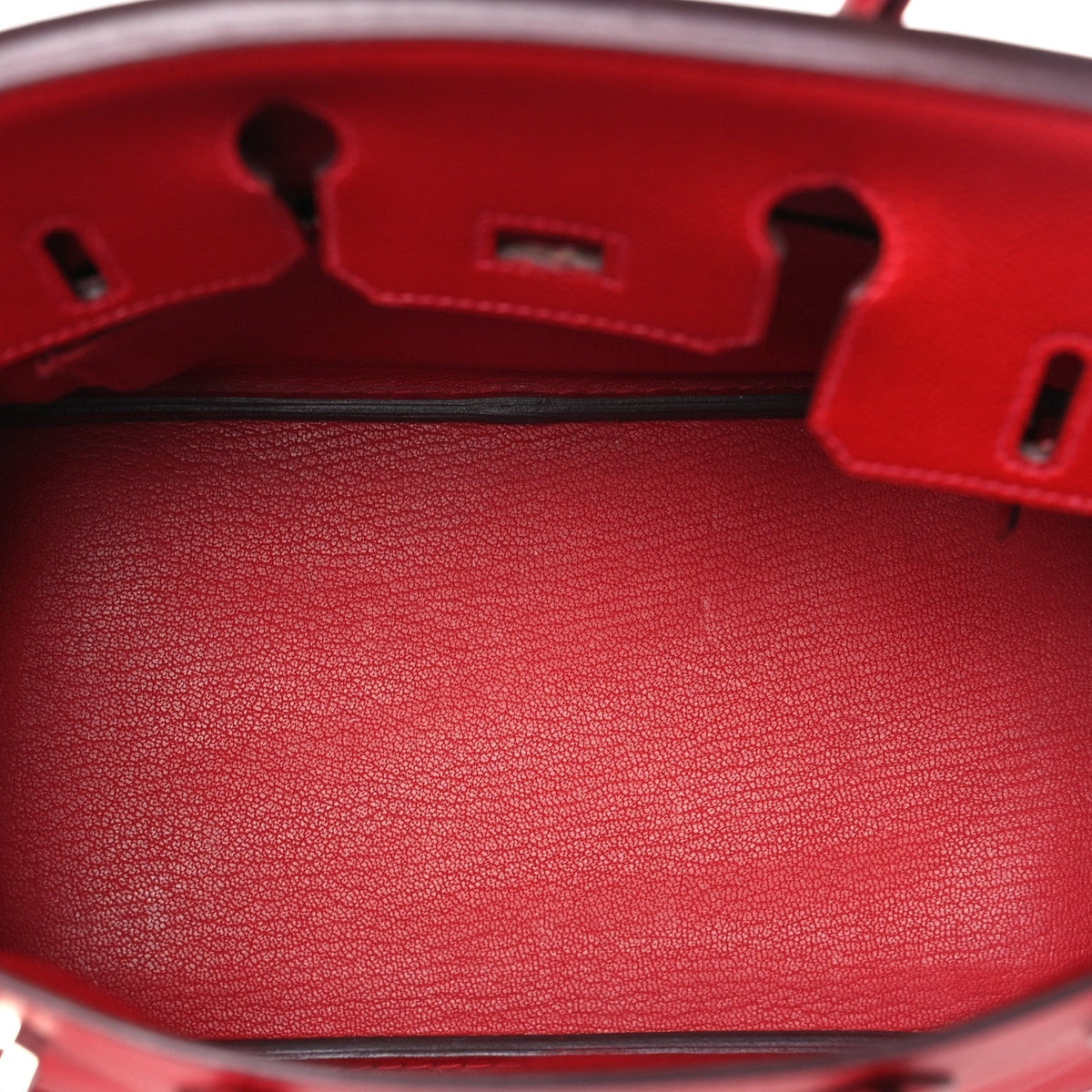 Hermes Epsom Birkin 25 Rouge Casaque