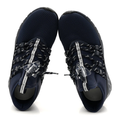 Louis Vuitton Neoprene Mesh Men's Fastlane Sneakers 37 Marine