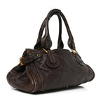 Chloe Calfskin Medium Paddington Satchel Chocolate
