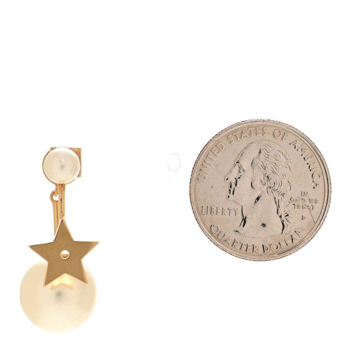 Christian DiorPearl My ABCDior Tribales Etoile Earring Gold