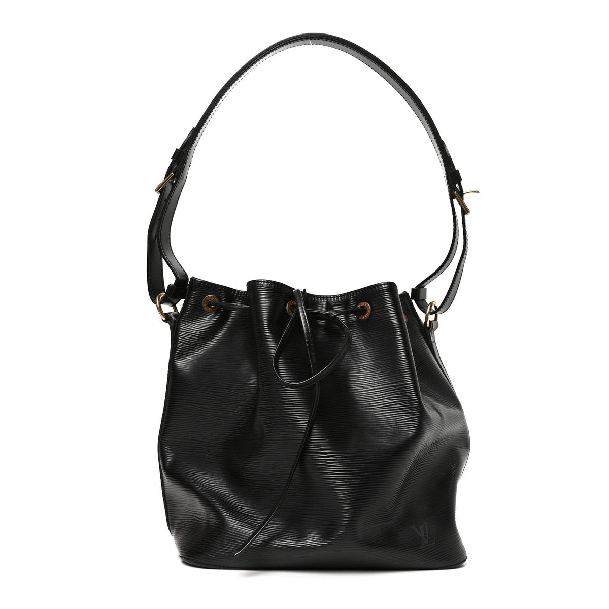 Louis Vuitton Epi Petit Noe Shoulder Bag Black
