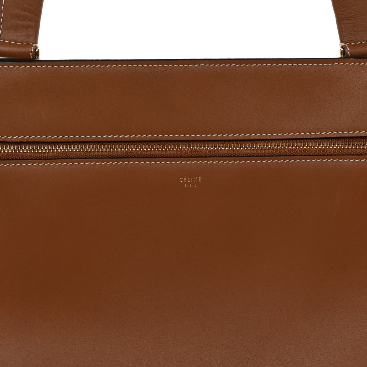 Celine Smooth Calfskin Medium Edge Shoulder Bag Camel