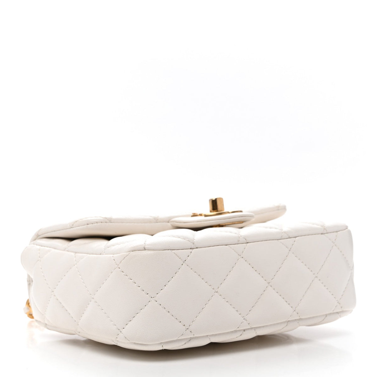 Mini Quilted Lambskin Flap Shoulder Bag