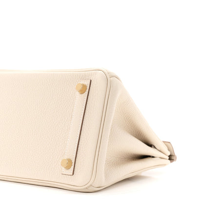 Togo Birkin 25 Craie Handbag