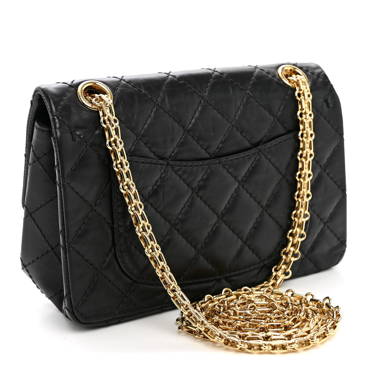 Mini Quilted Calfskin Flap Shoulder Bag