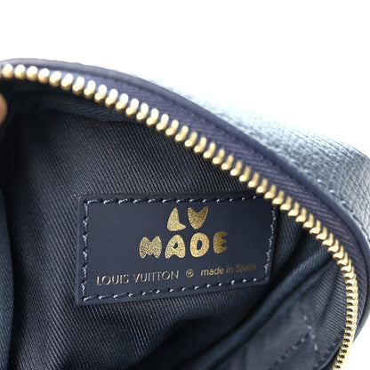 X Nigo Denim Monogram Flat Double Phone Pouch
