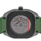 Hermes Glass Fiber Ceramic Rubber 39mm H08 Automatic Watch Vert 1928498