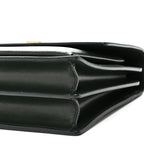 Saint Laurent Calfskin Medium Monogram Sunset Dark Green