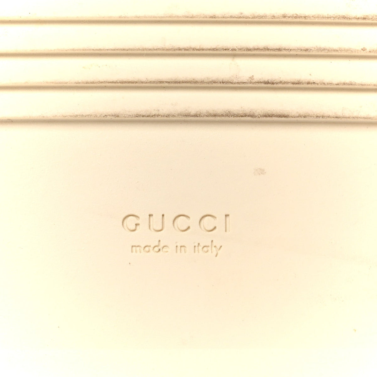 Gucci Softy Calfskin Women's Interlocking G Slingback Sandals 35.5 Mystic White