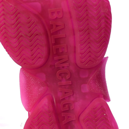 Balenciaga Fabric Mesh Women's Triple S Sneakers 41 Pink