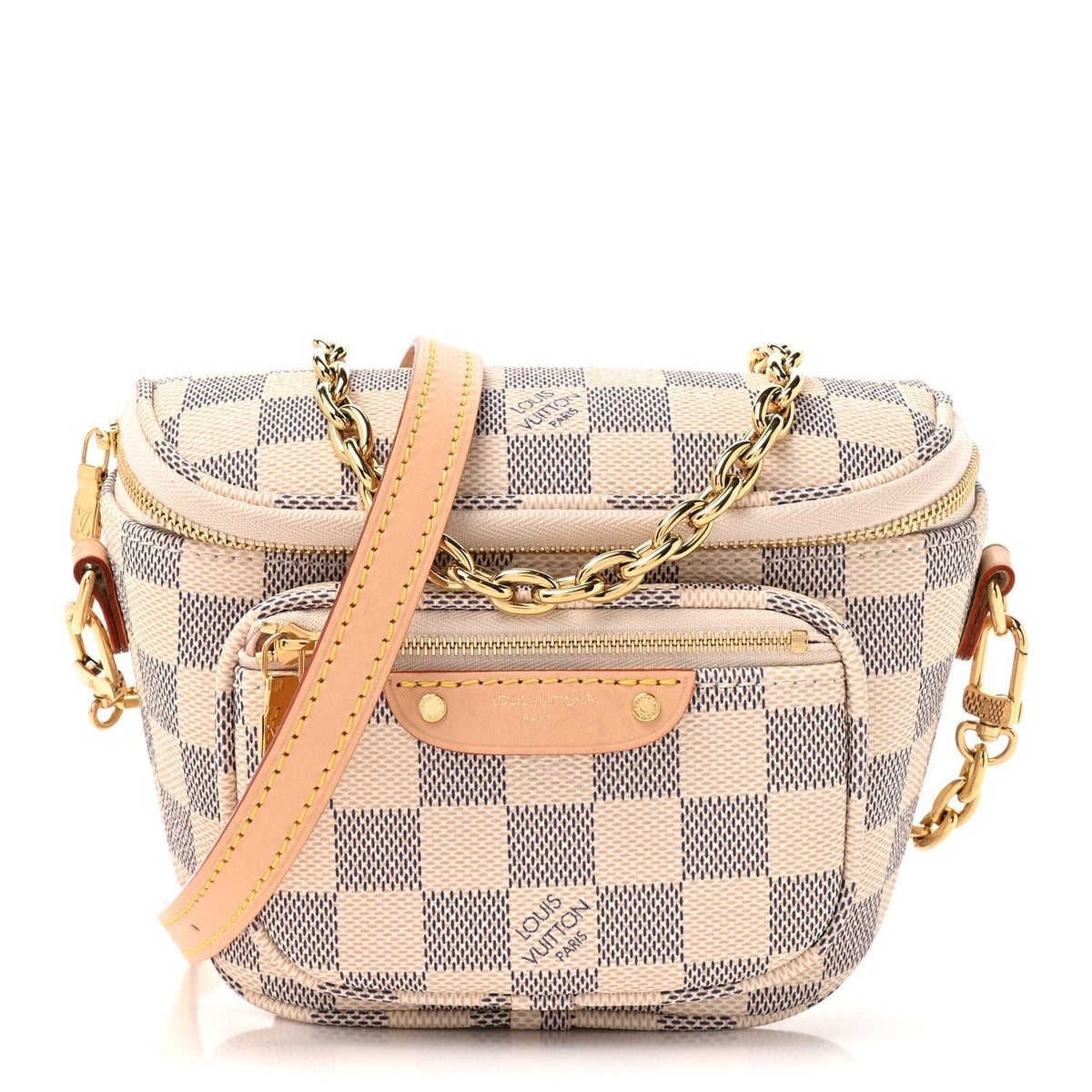 Louis Vuitton Damier Azur Mini Bumbag White
