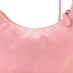 Prada Tessuto Nylon Saffiano Mini Re-Edition 2000 Bag Rosa