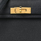 Hermes Epsom Mini Kelly Sellier 20 Black