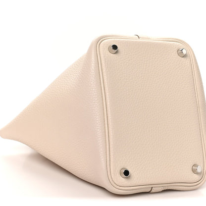 Taurillon Clemence Picotin Lock 18 Pm Cr Handbag