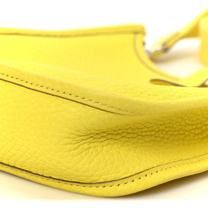 Taurillon Clemence Evelyne Tpm Lime Handbag
