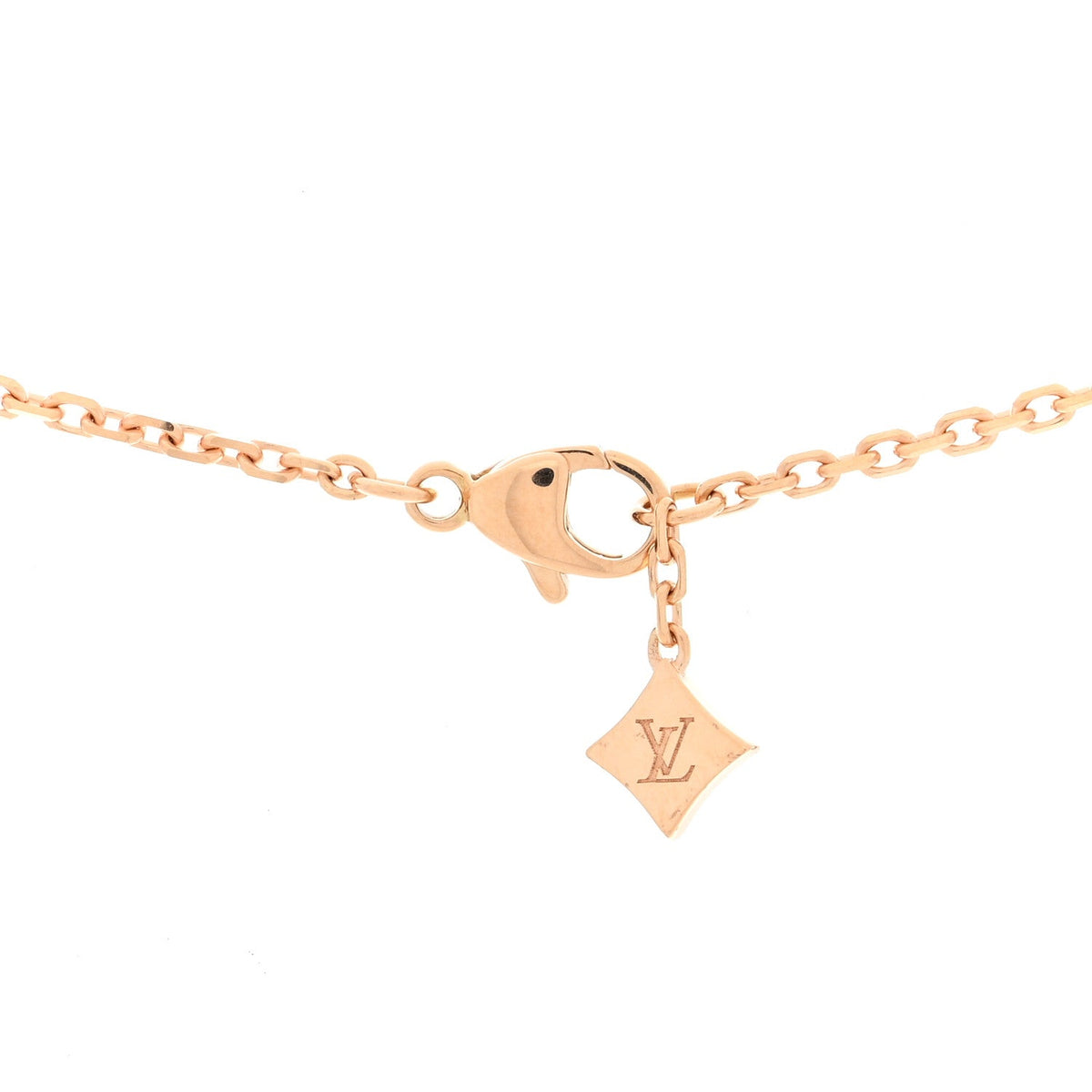 18K Pink Gold Diamond Idylle Blossom Pendant Necklace