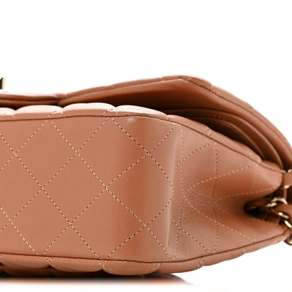 Medium Quilted Lambskin Flap Shoulder Bag