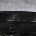 Gucci GG Supreme Web Flap Messenger Bag Black Grey