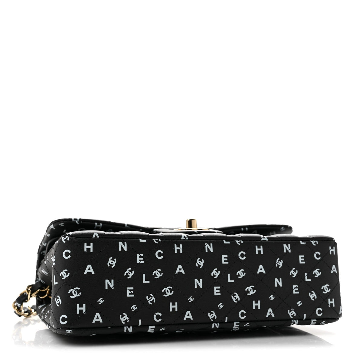 Small Quilted Calfskin Flap Shoulder Bag