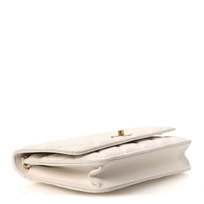 Quilted Lambskin Wallet Bag