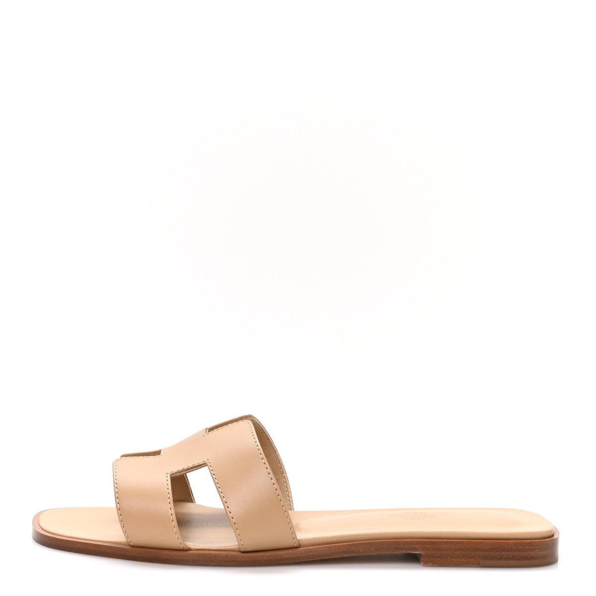 Box Calfskin Oran Sandals Camel