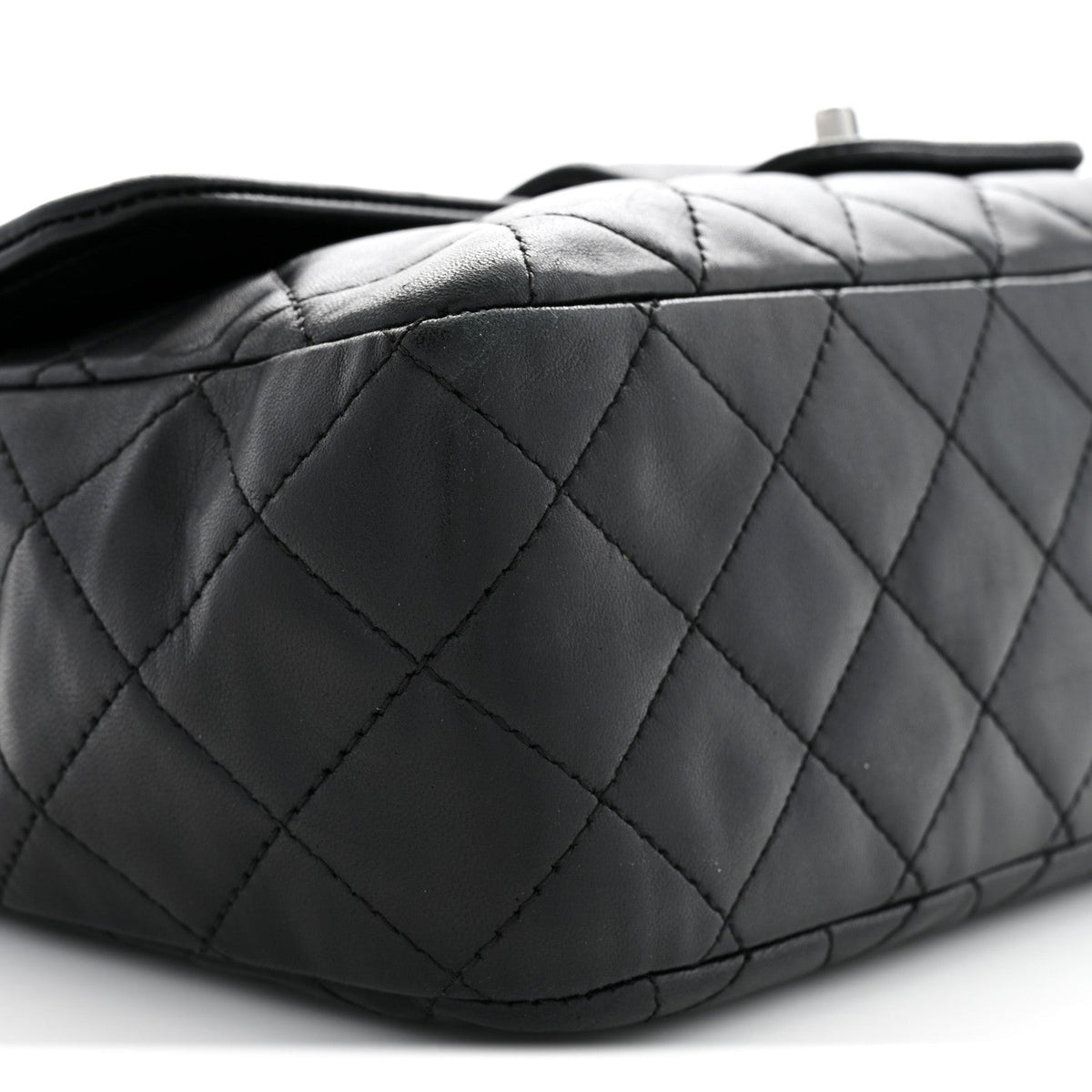 Quilted Lambskin Flap Shoulder Bag