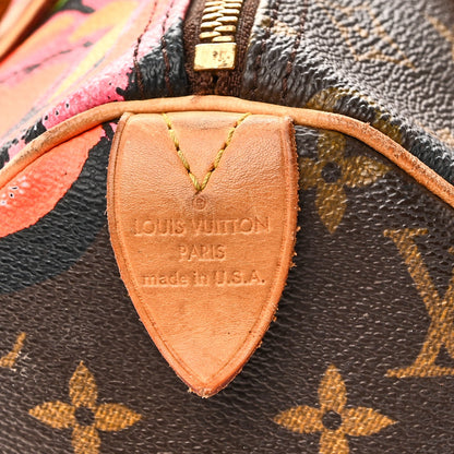 Monogram Roses Speedy 30 Handbag
