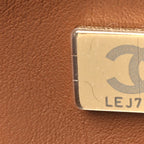 Chanel Shearling Lambskin Small Souplissimo Maxi Flap Brown