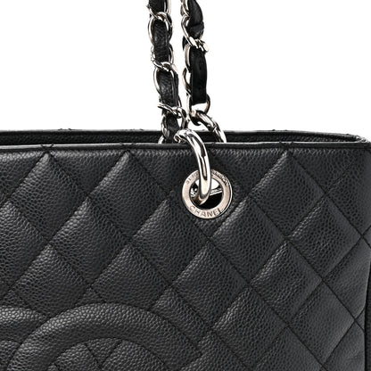 Quilted Caviar Tote Bag