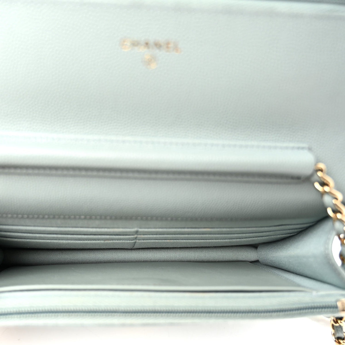 Quilted Caviar Wallet Bag