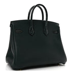 Hermes Togo Matte Alligator Birkin Touch 25 Vert Cypress