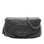 Half Moon Wallet on Chain Caviar