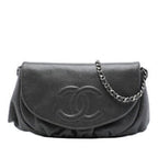 Half Moon Wallet on Chain Caviar