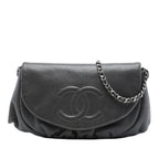 Half Moon Wallet on Chain Caviar