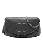 Half Moon Wallet on Chain Caviar
