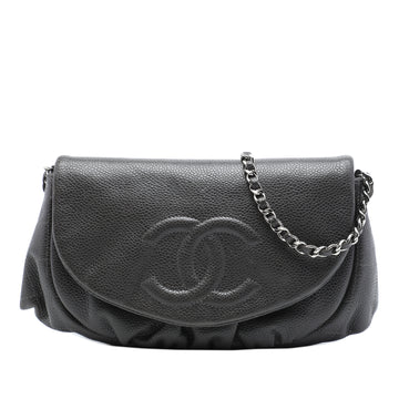 Half Moon Wallet on Chain Caviar