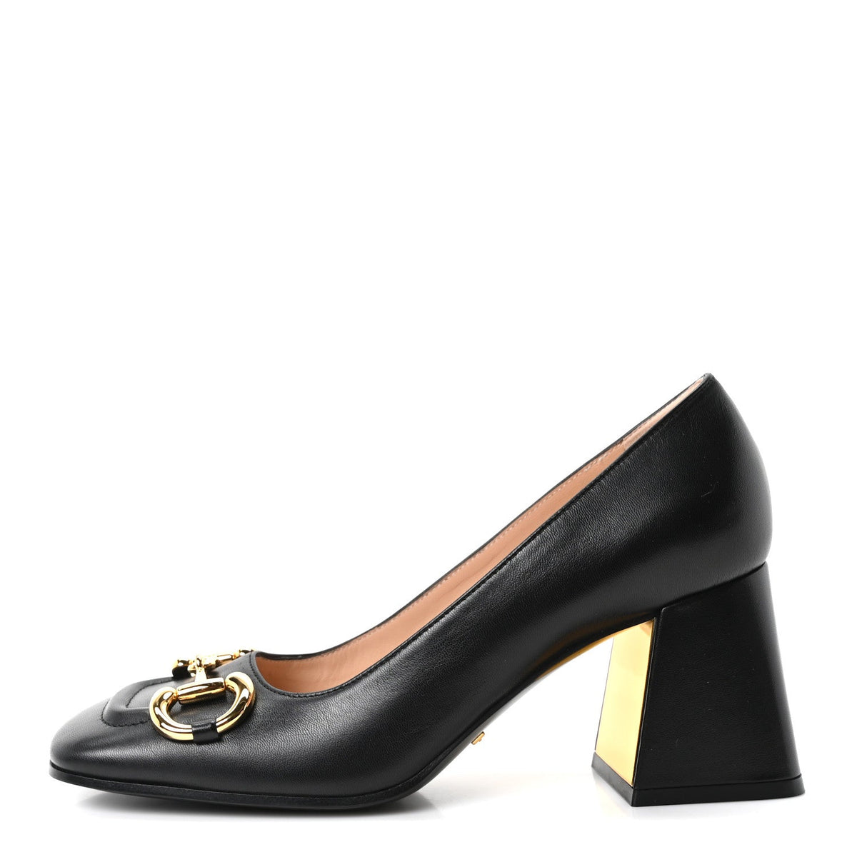 Malaga Kid Horsebit 75Mm Pumps Black