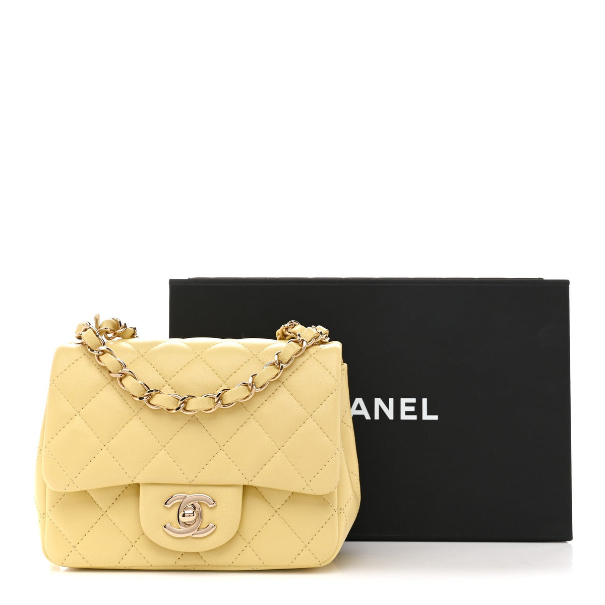 Mini Quilted Lambskin Flap Shoulder Bag