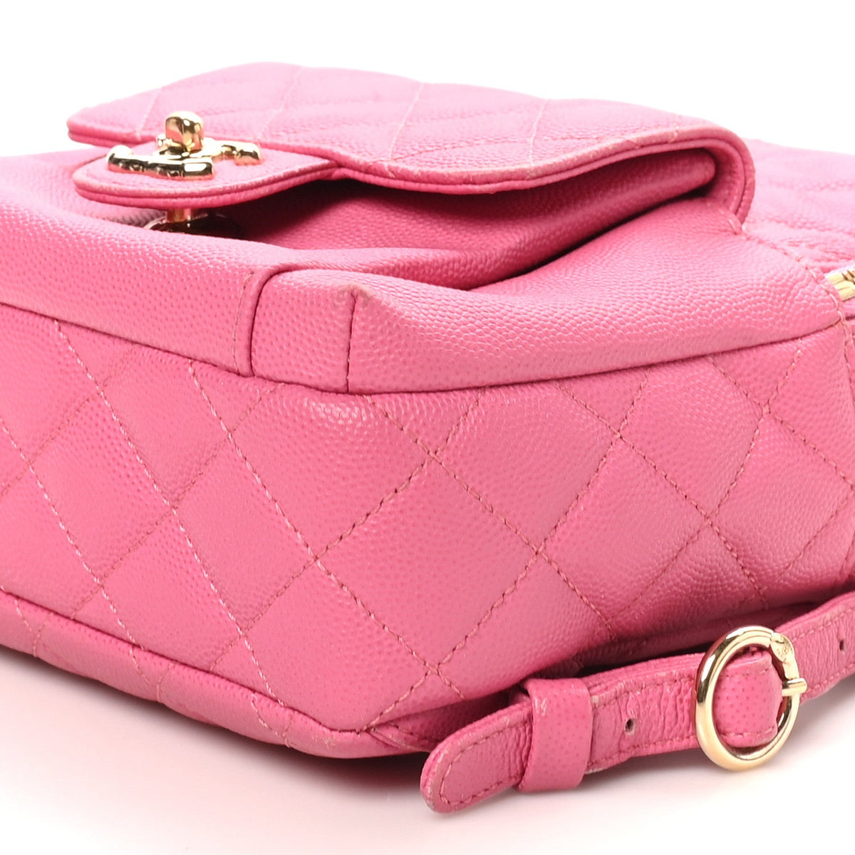 Small Quilted Caviar Backpack