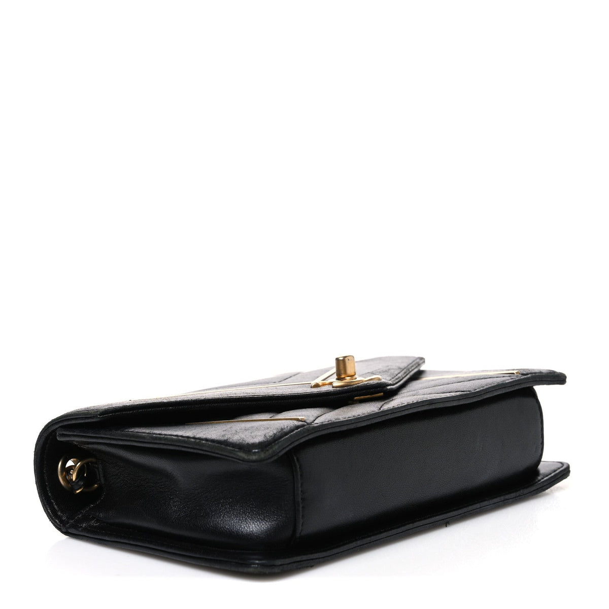 Quilted Lambskin Flap Shoulder Bag