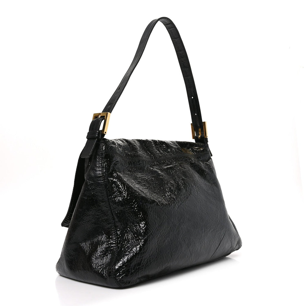 Fendi Patent Mama Baguette Black