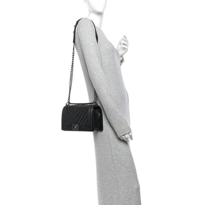 Medium Quilted Caviar Flap Shoulder Bag