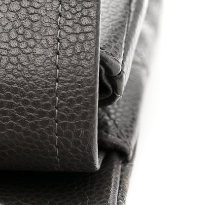 Quilted Caviar Flap Shoulder Bag