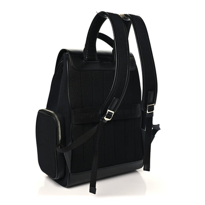 Small Calfskin Canvas Backpack