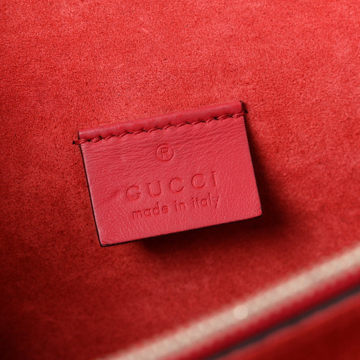 Gucci GG Supreme Small Dionysus Shoulder Bag Red